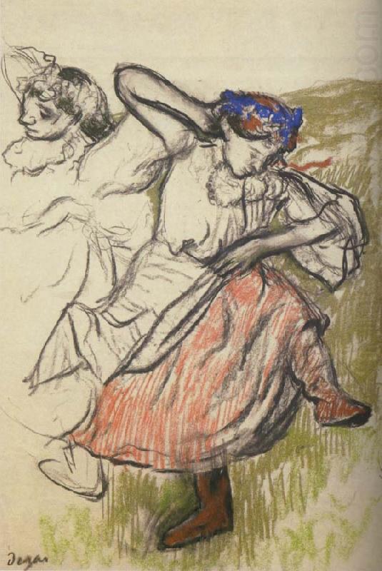 Edgar Degas Russian Dancers china oil painting image